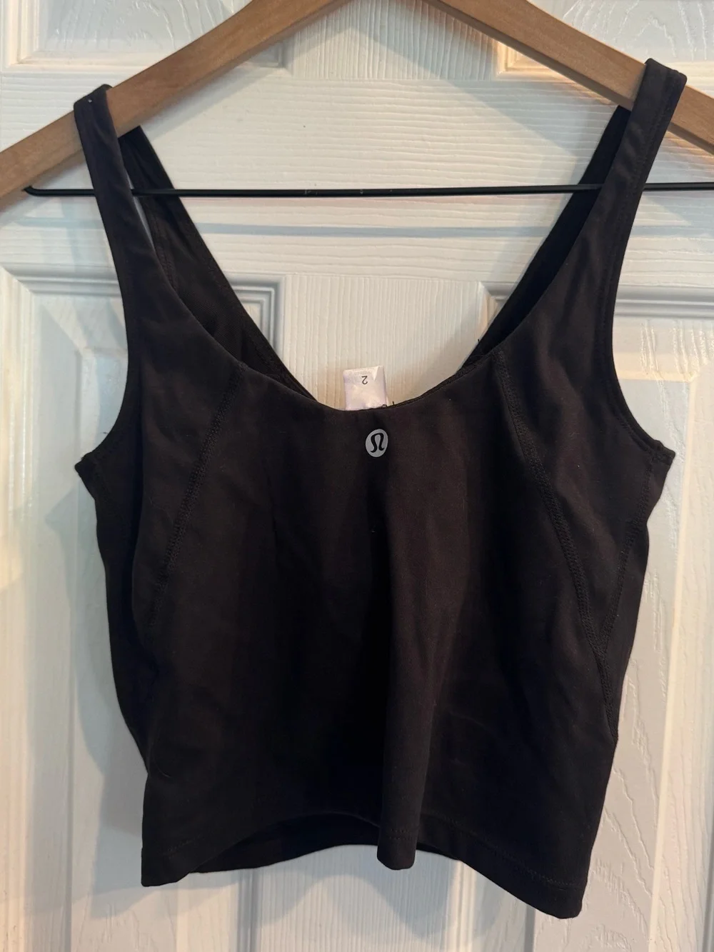 Lululemon Align Tank Top Black Built-In Bra Women’s Size 2